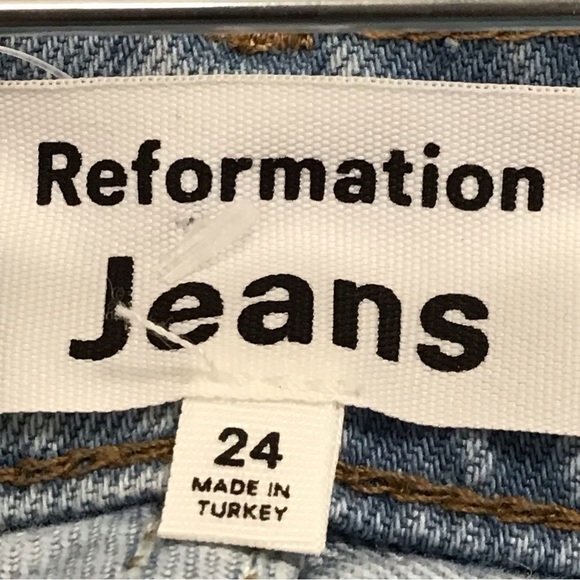 Reformation Blue Relaxed Jeans - Picture 3 of 5